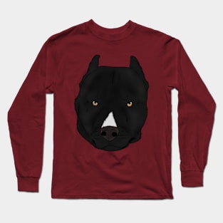 Pitbull Head Long Sleeve T-Shirt